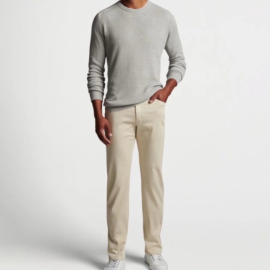 Peter Millar Men's Jupiter English Rib Crew Neck Sweater