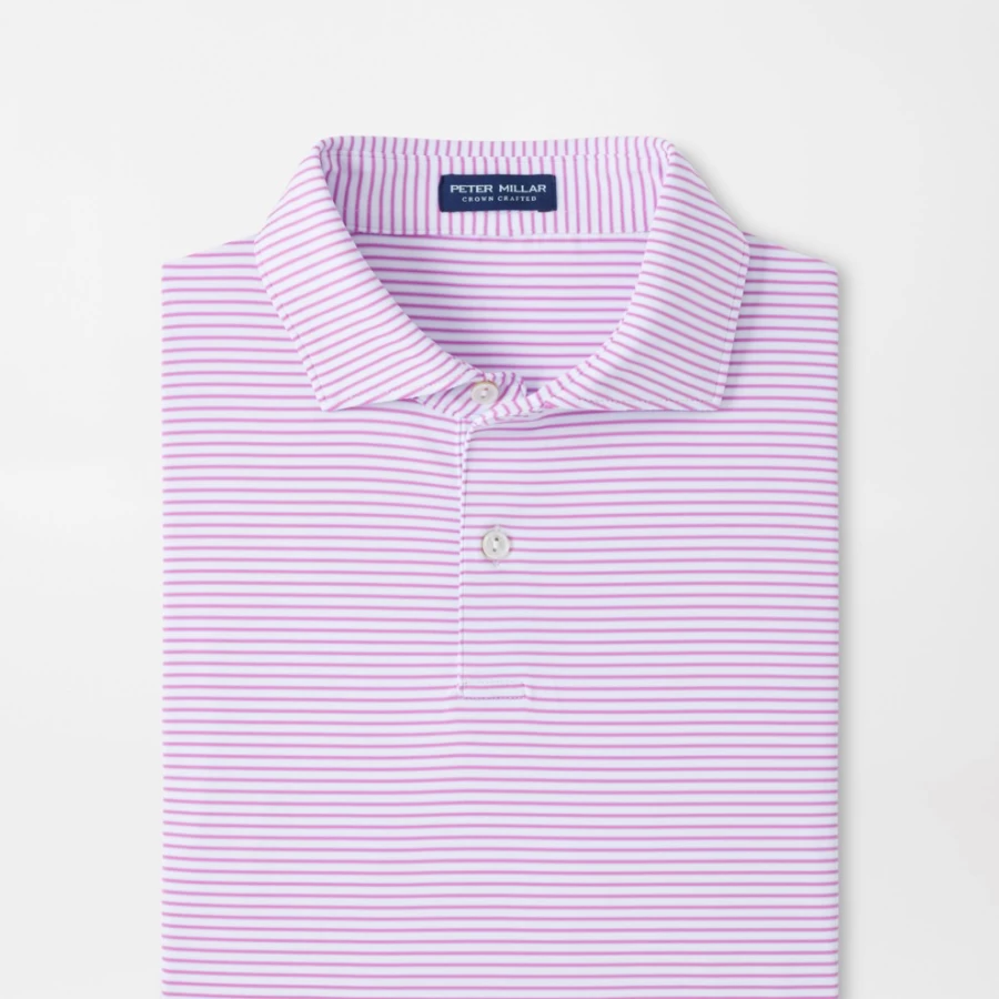 Peter Millar Men's Ambrose Performance Jersey Polo Shirt for Golf & Active Wear