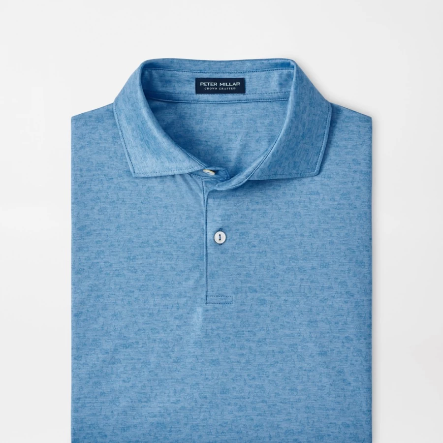 Peter Millar Men's Capri Sailing Performance Jersey Polo Shirt for Active Wear
