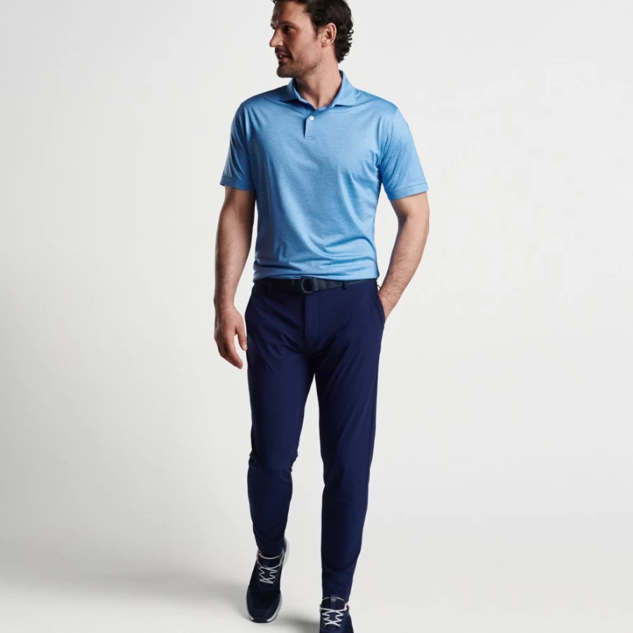 Peter Millar Men's Capri Sailing Performance Jersey Polo Shirt for Active Wear