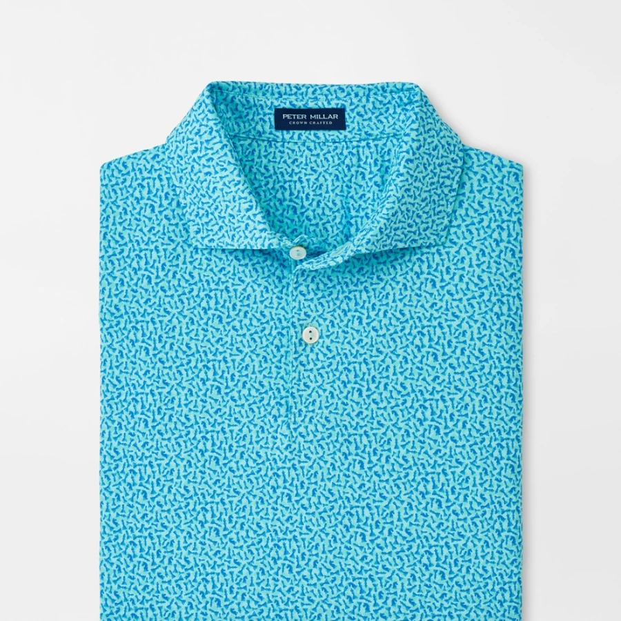 Peter Millar Men's Checkmate Performance Polo Shirt – Moisture-Wicking Golf & Athletic Jersey