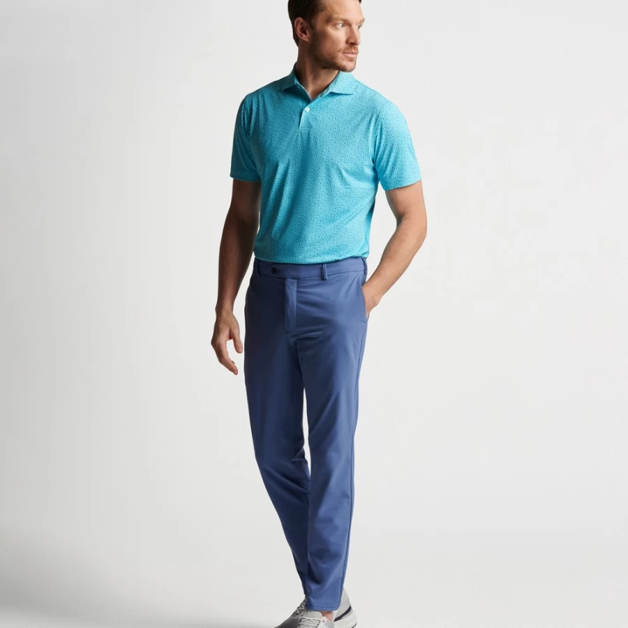 Peter Millar Men's Checkmate Performance Polo Shirt – Moisture-Wicking Golf & Athletic Jersey