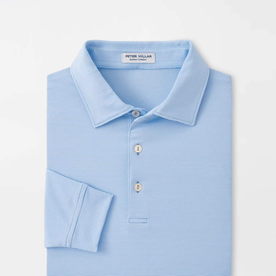 Peter Millar Women's Jubilee Long-Sleeve Performance Polo Shirt – Moisture-Wicking Golf & Active Wear