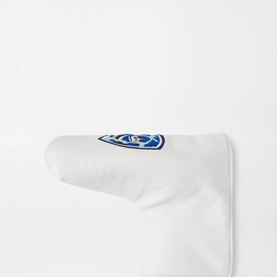 Peter Millar Women's Crown Shield Leather Blade Putter Cover for Golf Clubs