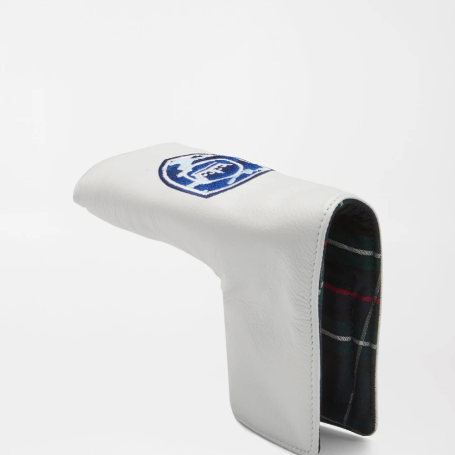 Peter Millar Women's Crown Shield Leather Blade Putter Cover for Golf Clubs
