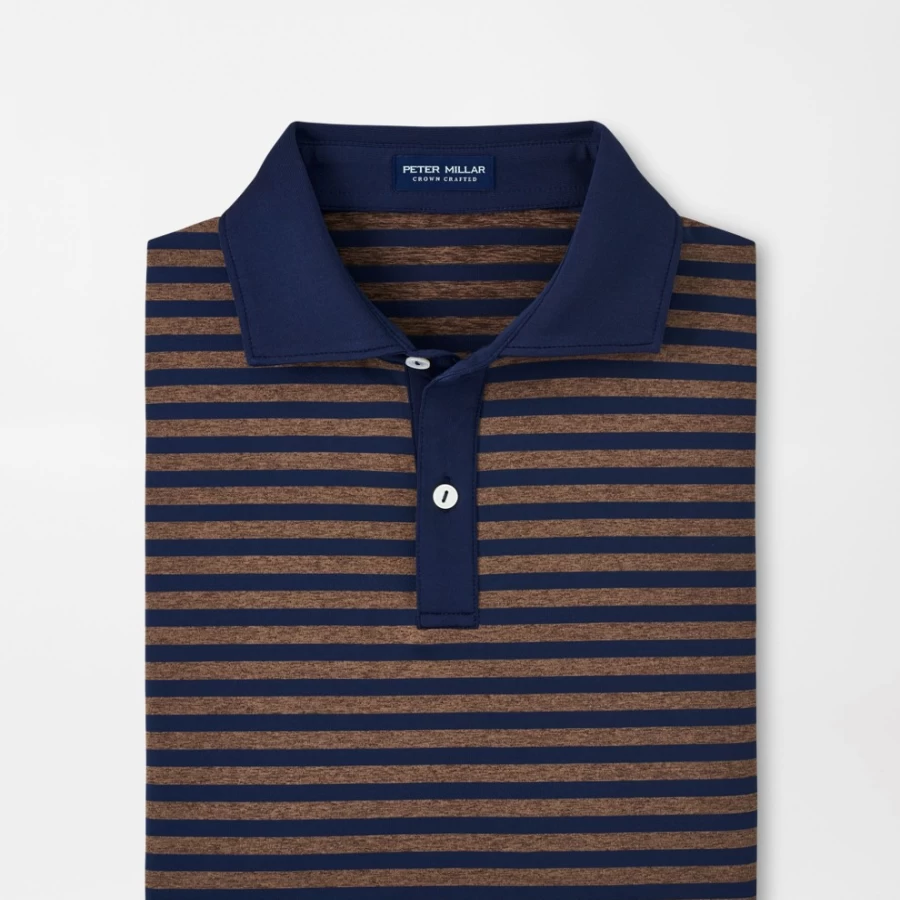 Peter Millar Men's Bass Performance Jersey Polo Shirt for Golf & Casual Wear