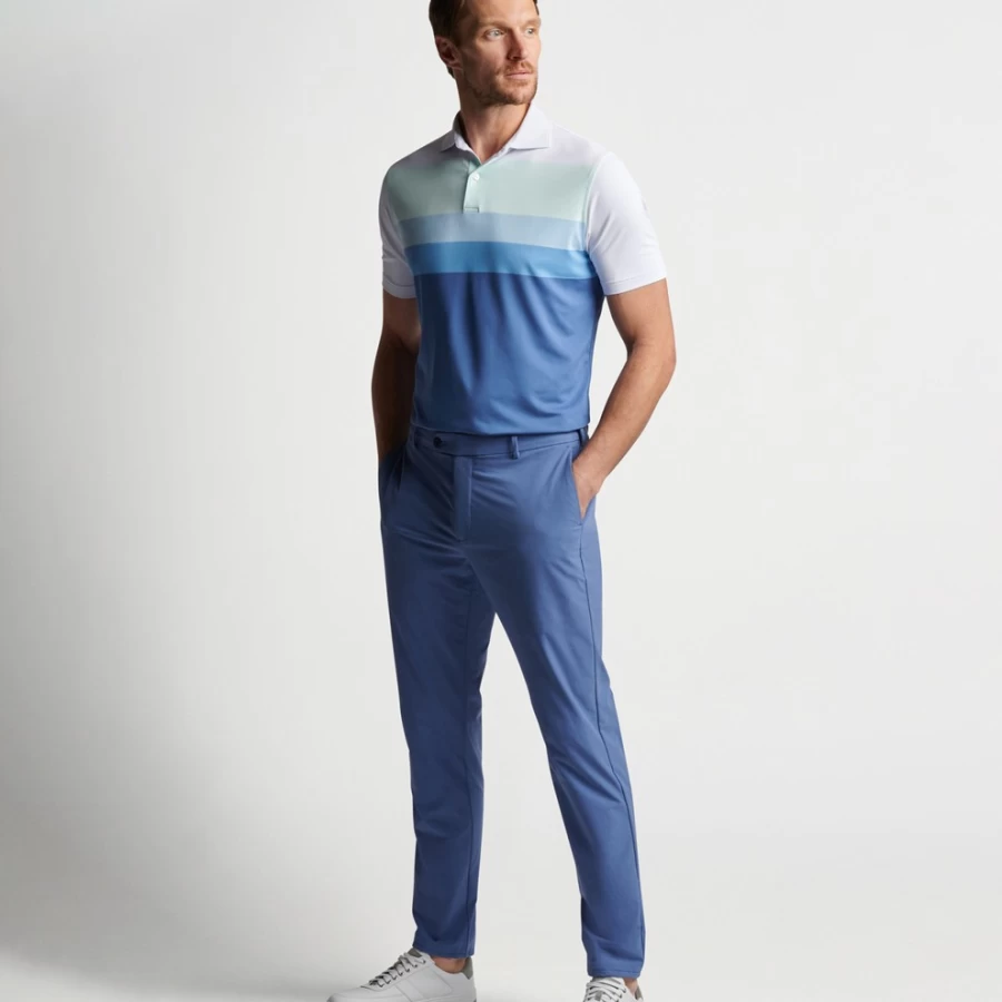 Peter Millar Men's Cornwell Performance Jersey Polo Shirt for Golf & Active Wear