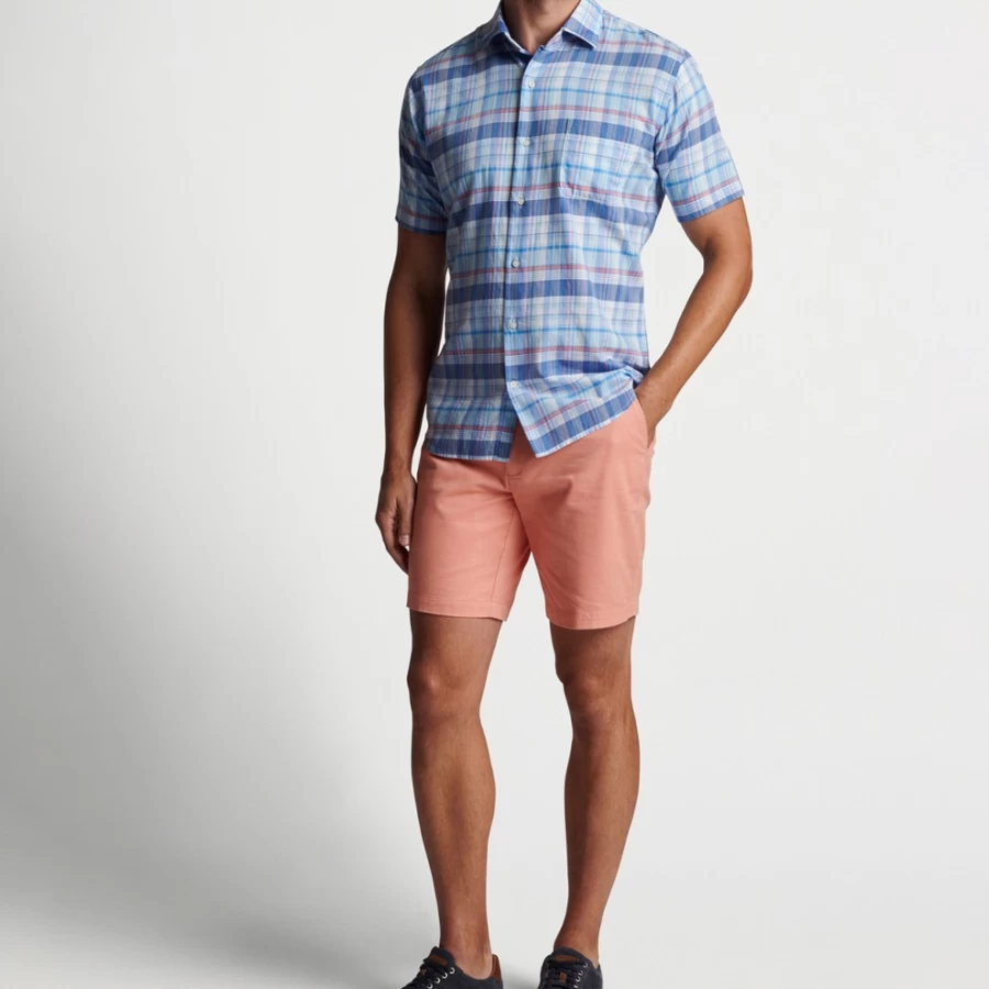 Peter Millar Men's Casa Marina Sport Shirt - Premium Cotton Casual Wear for Men