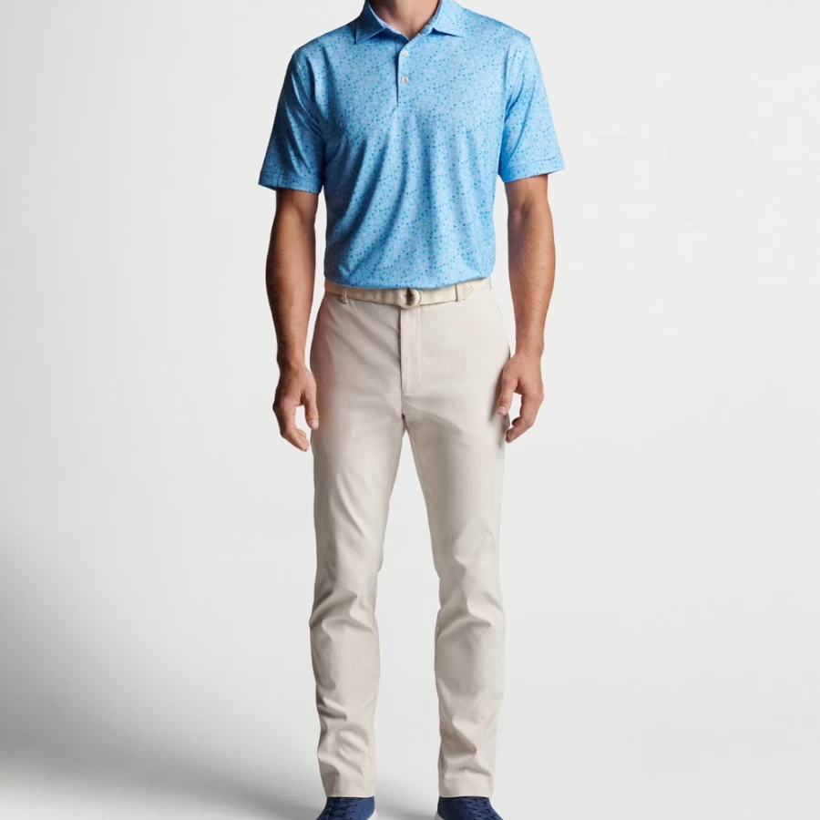Peter Millar Women's Light Of My Life Performance Jersey Polo Shirt for Golf & Active Wear