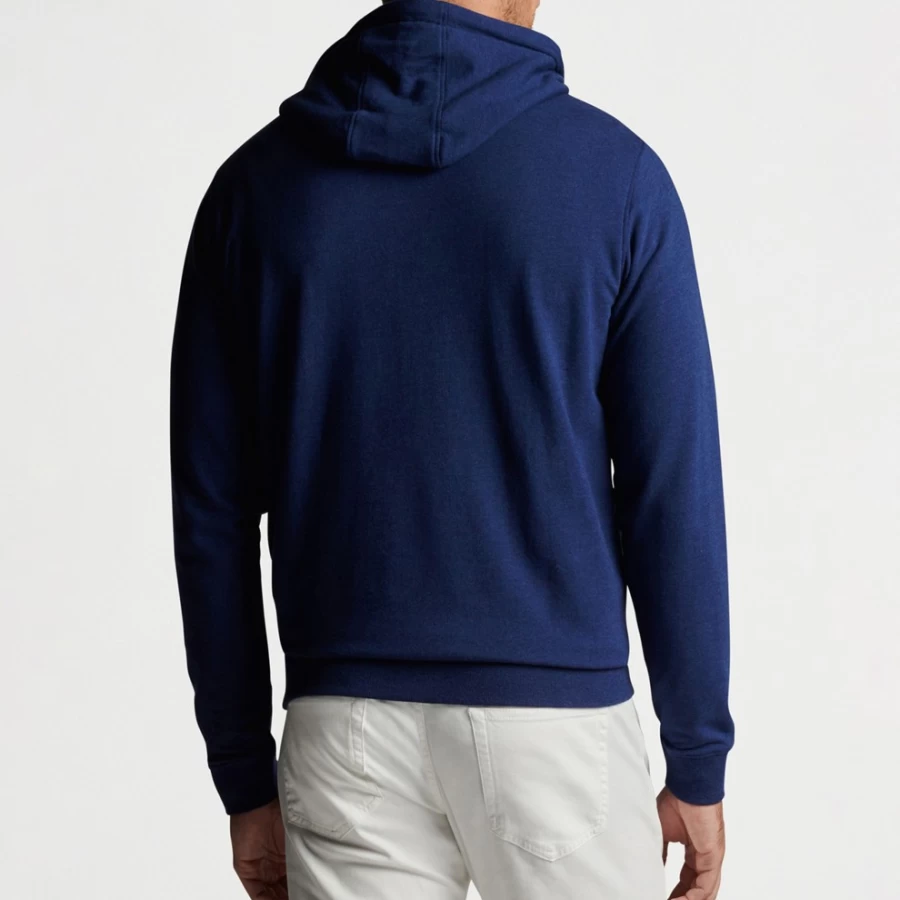 Peter Millar Men's Lava Wash Full-Zip Hoodie - Lightweight Casual Pullover Jacket