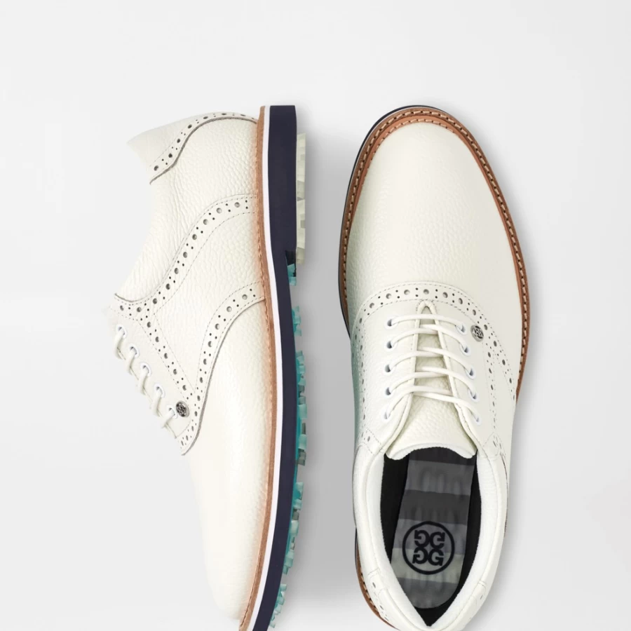 Peter Millar Men's Gallivanter Golf Shoes – Premium Tonal Saddle Design for Style & Performance