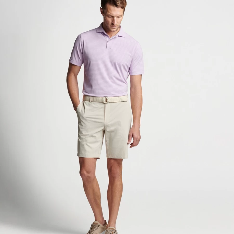 Peter Millar Men's Duet Performance Jersey Polo Shirt for Golf & Active Wear