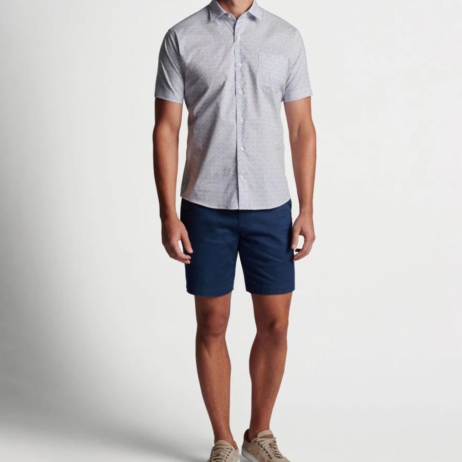 Peter Millar Men's Bitters Boulevard Cotton Stretch Sport Shirt - Comfortable Athletic Fit