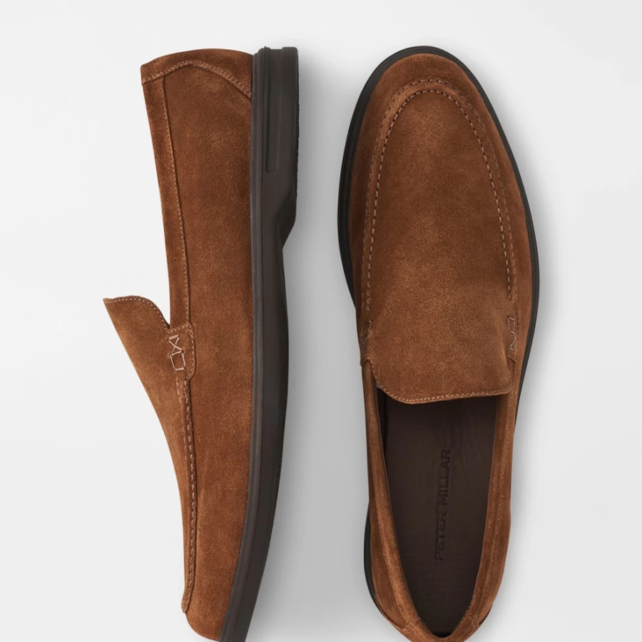 Peter Millar Men's Excursionist Venetian Loafers - Classic Comfortable Slip-On Dress Shoes