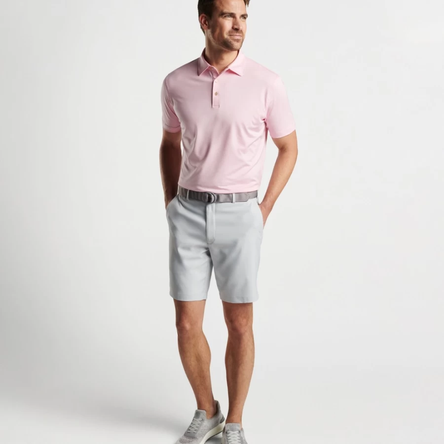 Peter Millar Women's Solid Performance Jersey Polo with Sean Self Collar